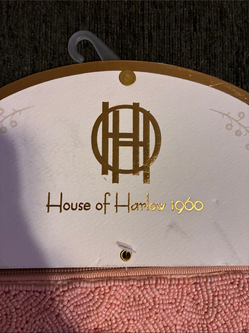 Pink 'Cheers' Hooked Wristlet - Picture 2 of 3